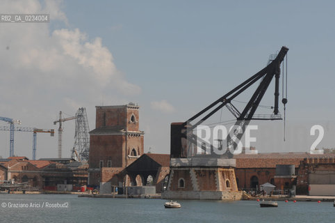 VENEZIA 25 SETTEMBRE 2007  - ARSENALE DI VENEZIA : PORTA DI TERRA, DARSENA VECCHIA BUCINTORO, CANALE DELLE GALEAZZE, STRADE CAMPAGNA, PIAZZALE DELLIMPERO ©Graziano Arici/Rosebud2 ARCHEOLOGIA INDUSTRIALE