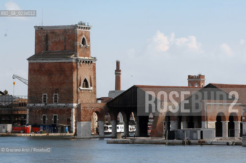 VENEZIA 25 SETTEMBRE 2007  - ARSENALE DI VENEZIA : PORTA DI TERRA, DARSENA VECCHIA BUCINTORO, CANALE DELLE GALEAZZE, STRADE CAMPAGNA, PIAZZALE DELLIMPERO ©Graziano Arici/Rosebud2 ARCHEOLOGIA INDUSTRIALE