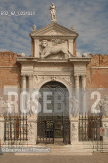 VENEZIA 25 SETTEMBRE 2007  - ARSENALE DI VENEZIA : PORTA DI TERRA, DARSENA VECCHIA BUCINTORO, CANALE DELLE GALEAZZE, STRADE CAMPAGNA, PIAZZALE DELLIMPERO ©Graziano Arici/Rosebud2 ARCHEOLOGIA INDUSTRIALE