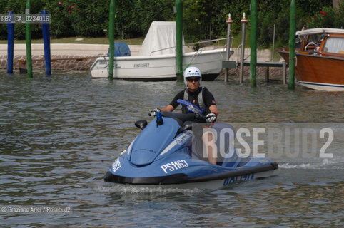 VENEZIA SETTEMBRE 2007 - AGENTI DI POLIZIA CON MOTO ACQUATICHE ©Graziano Arici/Rosebud2 BARCA