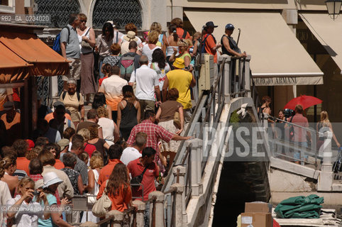 VENEZIA SETTEMBRE 2007 - TURISMO A VENEZIA  ©Graziano Arici/Rosebud2 TURISTI VENELAND