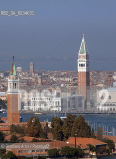 VENEZIA 16/10/07 FOTO AEREA DI VENEZIA SKYLINE ©Graziano Arici/Rosebud2