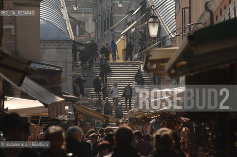 VENEZIA APRILE 2008 IL PONTE DI RIALTO ©Graziano Arici/Rosebud2