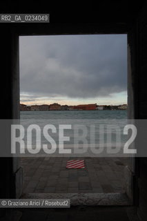 VENEZIA APRILE 2008 PORTA DEI MAGAZZINI DEL SALE SUL CANALE DELLA GIUDECCA  ©Graziano Arici/Rosebud2