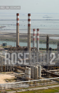 VENEZIA 9/5/08 FOTO AEREE DELLE INDUSTRIE A PORTOMARGHERA ©Graziano Arici/Rosebud2