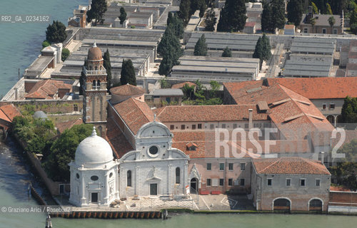 VENEZIA 8/5/08 FOTO AEREE DELLISOLA DI S.MICHELE ©Graziano Arici/Rosebud2 CIMITERO MURANO