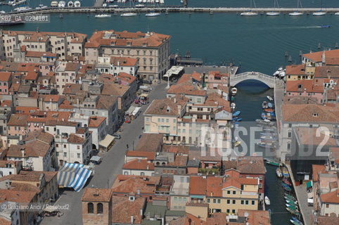 VENEZIA 8/05/08 FOTO AEREE DEL CANALE VENA A CHIOGGIA ©Graziano Arici/Rosebud2 CONSORZIO VENEZIA NUOVA