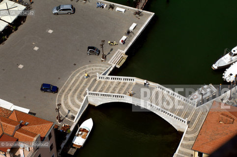 VENEZIA 8/05/08 FOTO AEREE A PIAZZA E PONTE VIGO A CHIOGGIA ©Graziano Arici/Rosebud2 CONSORZIO VENEZIA NUOVA CANAL VENA