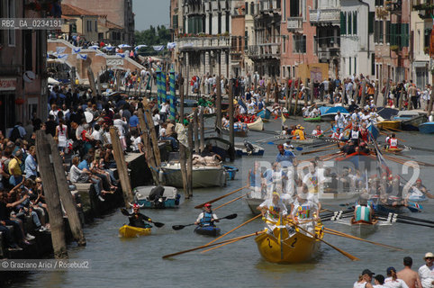 VENEZIA 11/5/08 REGATA VOGALONGA IN RIO DI CANNAREGIO ©Graziano Arici/Rosebud2 BARCA
