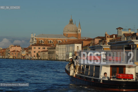 VENEZIA GIUGNO 2008 - CANALE DELLA GIUDECCA E CHIESA DEL REDENTORE ©Graziano Arici/Rosebud2 PALLADIO GIUDECCA