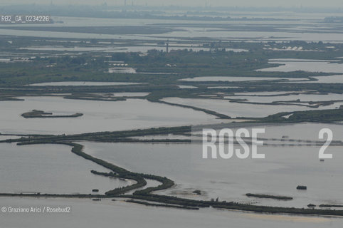 VENEZIA 25/06/08 FOTO AEREE BARENE A LIO PICCOLO ©Graziano Arici/Rosebud2 LAGUNA
