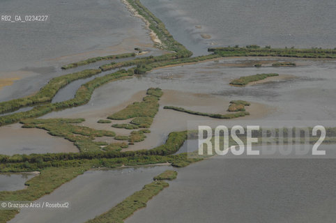 VENEZIA 25/06/08 FOTO AEREE BARENE A LIO PICCOLO ©Graziano Arici/Rosebud2 LAGUNA