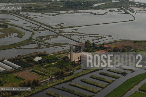 VENEZIA 25/06/08 FOTO AEREE BARENE A LIO PICCOLO ©Graziano Arici/Rosebud2 LAGUNA