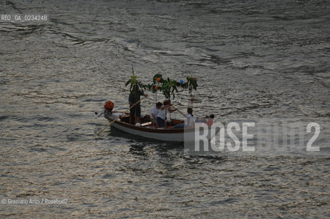 VENEZIA 20 LUGLIO 2008 . FESTA DEL REDENTORE SUL CANTIERE DI PUNTA DELLA DOGANA MONIQUE VEUTE ©Graziano Arici/Rosebud2 DOTTOR GROUP FUOCHI ARTIFICIO