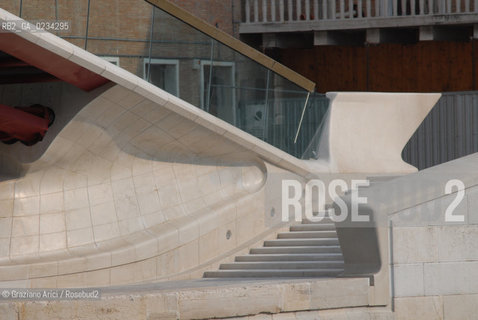 VENICE 2/09/08 - THE NEW 4TH BRIDGE ONGRAND CANAL IN VENICE DESIGNED BY THE SPANISH ARCHITECT SANTIAGO CALATRAVA © MARTA BUSO/ARICI/GRAZIANERI ARCHITETTO ARCHITETTURA PONTE