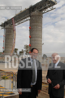 VENEZIA 3 OTTOBRE 2008 - INAUGURAZIONE DEI MOORNIG DOLPHINS PER IL RIGASSIFICATORE ALLARSENALE © MARTA BUSO/ARICI CONSORZIO VENEZIA NUOVA