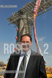 VENEZIA 3 OTTOBRE 2008 - INAUGURAZIONE DEI MOORNIG DOLPHINS PER IL RIGASSIFICATORE ALLARSENALE ©Graziano Arici/Rosebud2 CONSORZIO VENEZIA NUOVA