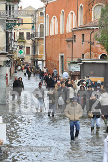 VENEZIA 1/12/08 - ALTA MAREA A VENEZIA ©Graziano Arici/Rosebud2 ACQUA ALTA