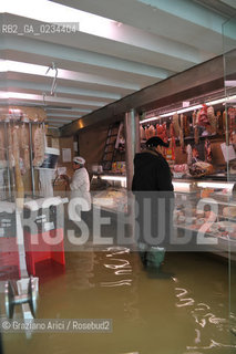 VENEZIA 1/12/08 - ALTA MAREA A VENEZIA ©Graziano Arici/Rosebud2 ACQUA ALTA
