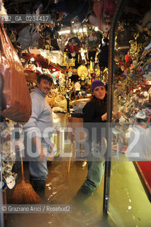 VENEZIA 1/12/08 - ALTA MAREA A VENEZIA ©Graziano Arici/Rosebud2 ACQUA ALTA