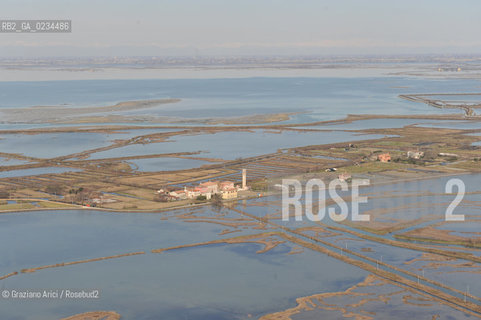 VENEZIA FEBBRAIO 2009 FOTO AEREA DI LIO PICCOLO ©Graziano Arici/Rosebud2