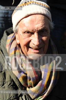 VENICE,15.02.2009.PIAZZA SAN MARCO.THE CARNIVAL OF VENICE 2009:THE FASHION DESIGNER OTTAVIO MISSONI © MARTABUSO/ARICI/GRAZIANERI CARNEVALE MODA