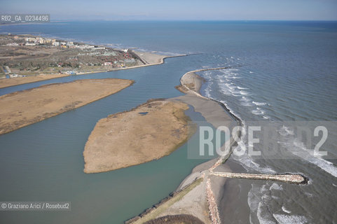 CHIOGGIA 18/2/09 FOTO AEREE AL LITORALE DELLISOLA VERDE ©Graziano Arici/Rosebud2 CONSORZIO VENEZIA NUOVA