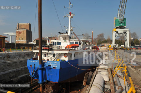 VENEZIA,24.02.2009. LAVORI DI RESTAURO E RISTRUTTURAZIONE DELLARSENALE ©Graziano Arici/Rosebud2 CONSORZIO VENEZIA NUOVA