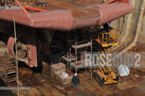 VENEZIA,24.02.2009. LAVORI DI RESTAURO E RISTRUTTURAZIONE DELLARSENALE ©Graziano Arici/Rosebud2 CONSORZIO VENEZIA NUOVA