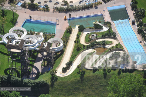 GIUGNO 2009 - FOTO AEREA DI ACQUALAND A JESOLO ©Graziano Arici/Rosebud2