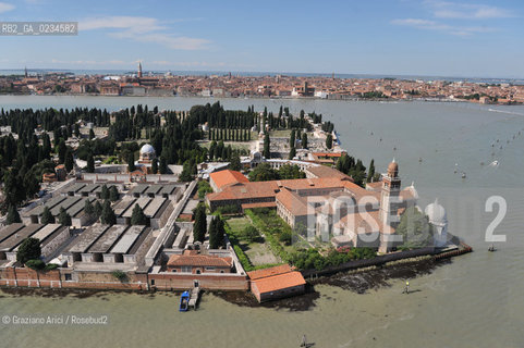 VENEZIA 28/05/09 - FOTO AEREE DELLISOLA DI S.MICHELE CIMITERO ©Graziano Arici/Rosebud2 CONSORZIO VENEZIA NUOVA LAGUNA BARENA