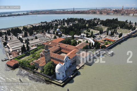 VENEZIA 28/05/09 - FOTO AEREE DELLISOLA DI S.MICHELE CIMITERO ©Graziano Arici/Rosebud2 CONSORZIO VENEZIA NUOVA LAGUNA BARENA