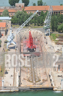 VENEZIA 17/7/09 FOTO AEREE DEI BACINI DELLARSENALE ©Graziano Arici/Rosebud2 CONSORZIO VENEZIA NUOVA