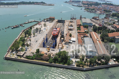 VENEZIA 17/7/09 FOTO AEREE DEI BACINI DELLARSENALE ©Graziano Arici/Rosebud2 CONSORZIO VENEZIA NUOVA