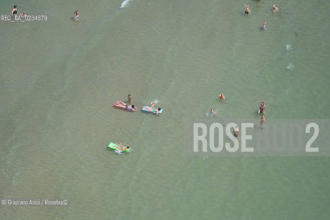 VENEZIA LUGLIO 2009 - FOTO AEREA DELLA SPIAGGIA DI CAVALLINO JESOLO ©Graziano Arici/Rosebud2 MARE