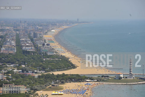 VENEZIA LUGLIO 2009 - FOTO AEREA DELLA SPIAGGIA DI JESOLO ©Graziano Arici/Rosebud2 MARE