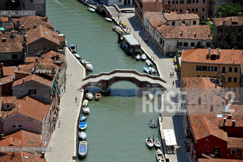 VENEZIA LUGLIO 2009 - FOTO AEREA DEL RIO DI CANNAREGIO ©Graziano Arici/Rosebud2