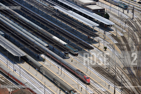 VENEZIA LUGLIO 2009 - FOTO AEREA DELLA STAZIONE FERROVIARIA ©Graziano Arici/Rosebud2