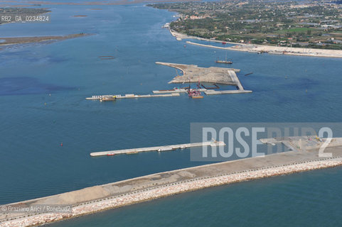 VENEZIA 15/10/09 FOTO AEREE AI LAVORI ESEGUITI R IN CORSO A LIDO ©Graziano Arici/Rosebud2 CONSORZIO VENEZIA NUOVA