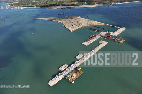 VENEZIA 15/10/09 FOTO AEREE AI LAVORI ESEGUITI R IN CORSO A LIDO ©Graziano Arici/Rosebud2 CONSORZIO VENEZIA NUOVA