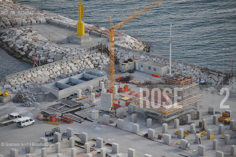 VENEZIA 15/10/09 FOTO AEREE AI LAVORI ESEGUITI R IN CORSO A MALAMOCCO ©Graziano Arici/Rosebud2 CONSORZIO VENEZIA NUOVA