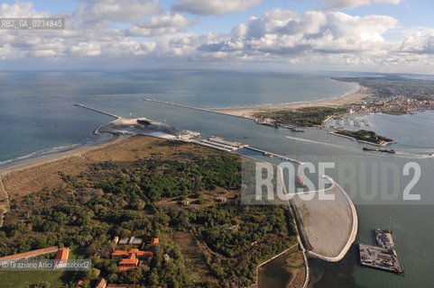 VENEZIA 15/10/09 FOTO AEREE AI LAVORI ESEGUITI R IN CORSO A CHIOGGIA ©Graziano Arici/Rosebud2 CONSORZIO VENEZIA NUOVA