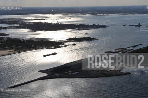 VENEZIA 15/10/09 FOTO AEREE AI LAVORI ESEGUITI R IN CORSO A CHIOGGIA ©Graziano Arici/Rosebud2 CONSORZIO VENEZIA NUOVA