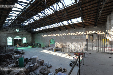 VENEZIA - ARSENALE - 20/10/09 - LAVORI DI RESTAURO E RISTRUTTURAZIONE DELLE TESE - TESA 100 ©Graziano Arici/Rosebud2 CONSORZIO VENEZIA NUOVA
