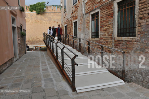 VENEZIA - ARSENALE - 20/10/09 -  NUOVO PONTE DELLE VERGINI ©Graziano Arici/Rosebud2 CONSORZIO VENEZIA NUOVA BIENNALE