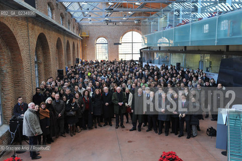 VENEZIA 18/12/09 - CERIMONIA DI AUGURI ALLA THETIS DEL CONSORZIO VENEZIA NUOVA ©Graziano Arici/Rosebud2