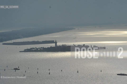 Venice 14/9/2009-  S.Lazzaro degli Armeni skyline foto aerea ©Graziano Arici/Rosebud2
