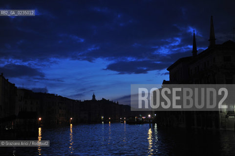 Venice december, 25th 2009 - Exceptional high tide of 1,45 m in Venice during the Christmas night at 4 a.m. ©Graziano Arici/Rosebud2 acqua alta marea