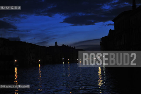 Venice december, 25th 2009 - Exceptional high tide of 1,45 m in Venice during the Christmas night at 4 a.m. ©Graziano Arici/Rosebud2 acqua alta marea