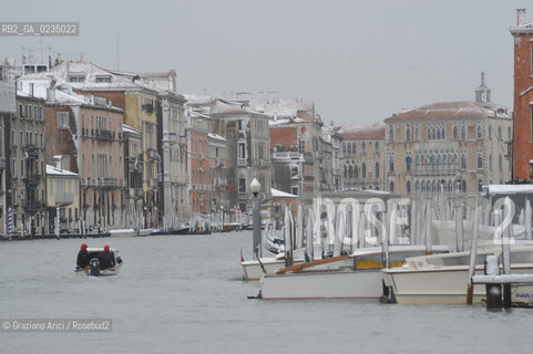 Venezia 12/09 - Canal Grande con la neve ©Graziano Arici/Rosebud2 barbone